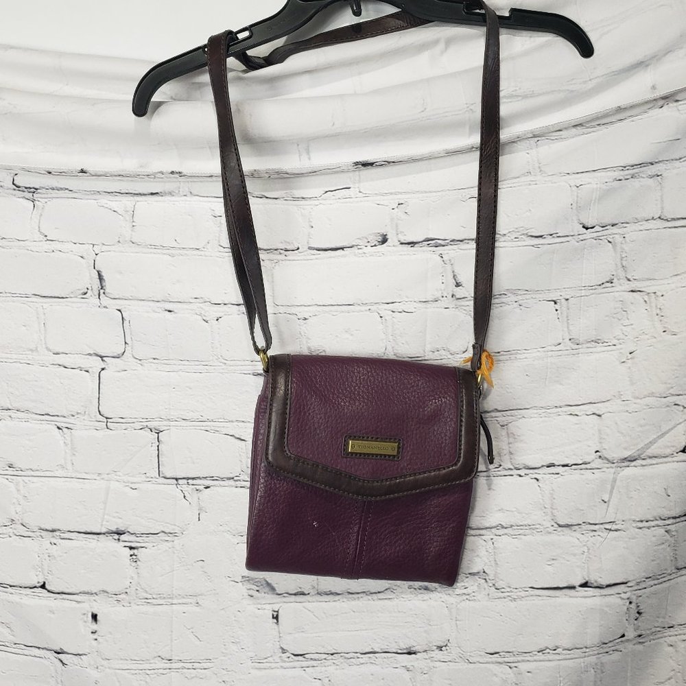 Tignanello Plum Crossbody Bag